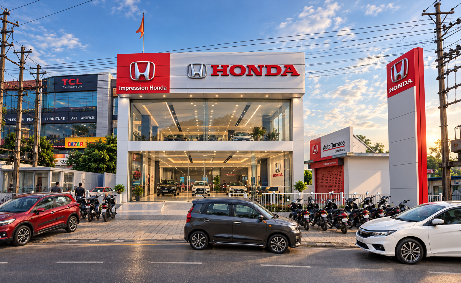MOTOSPACE Flagship Showroom in Salugara, Siliguri